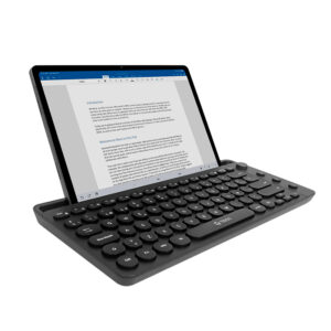 Teclado inalámbrico TEROS TE-4064N, 2.4 GHz, bluetooth 3.0 / 5.2, 80 teclas, negro